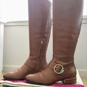 Tory Burch BROWN SOFIA RIDING BOOT Size: 8